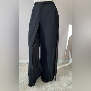 Pants Skirt Black Long Small Dressy